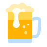 Icono de una jarra de cerveza espumosa.